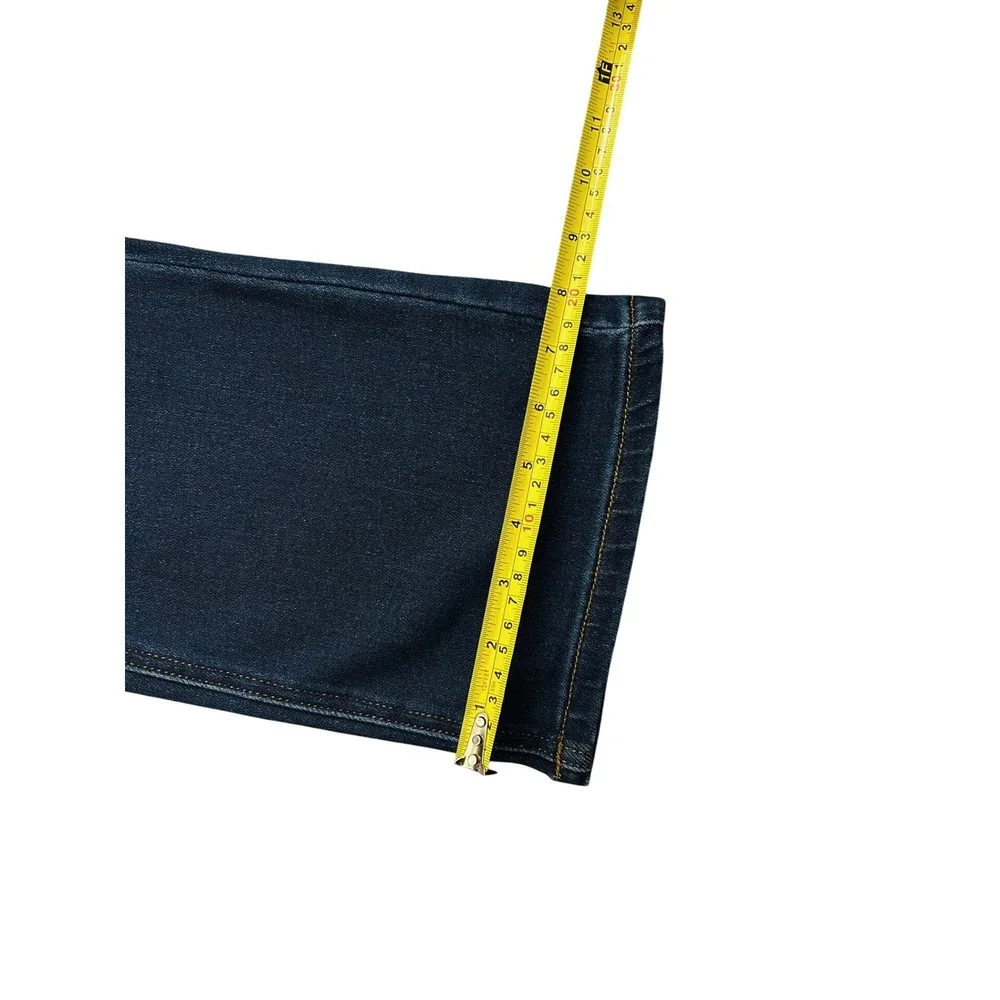 Angel High Rise Stretchy Straight Jeans Womens Size 7 Dark Blue New NWT Rayon - Picture 11 of 11